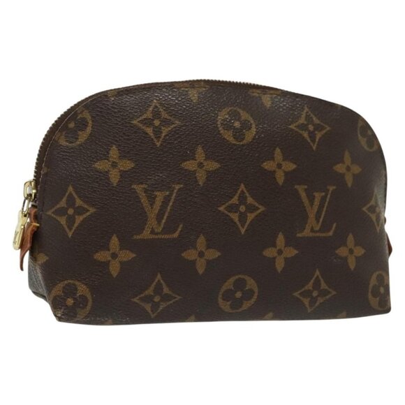 LOUIS VUITTON Monogram Pochette Cosmetic PM Pouch LV Auth - Picture 1 of 16